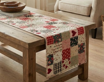 オーダーメイドキルトテーブルクロス ハンドメイドパッチワークキルト