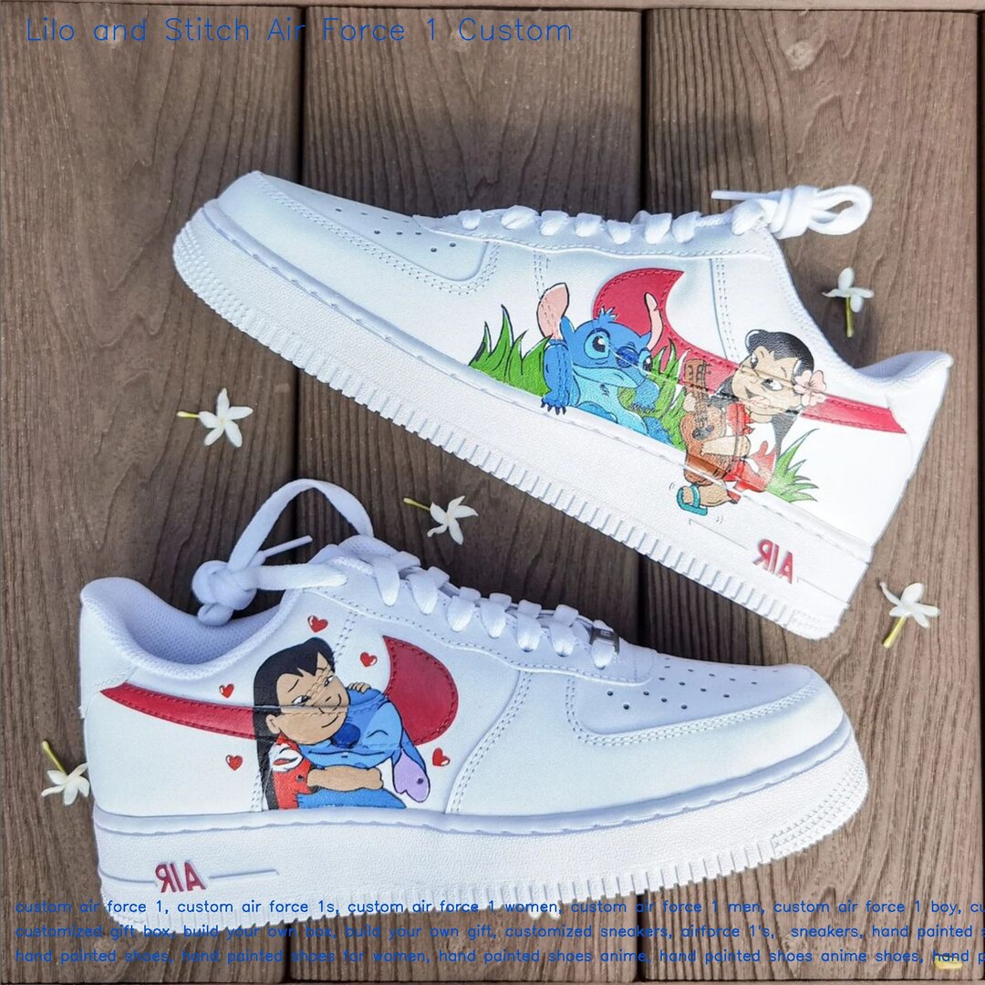 custom lilo and stitch air forces