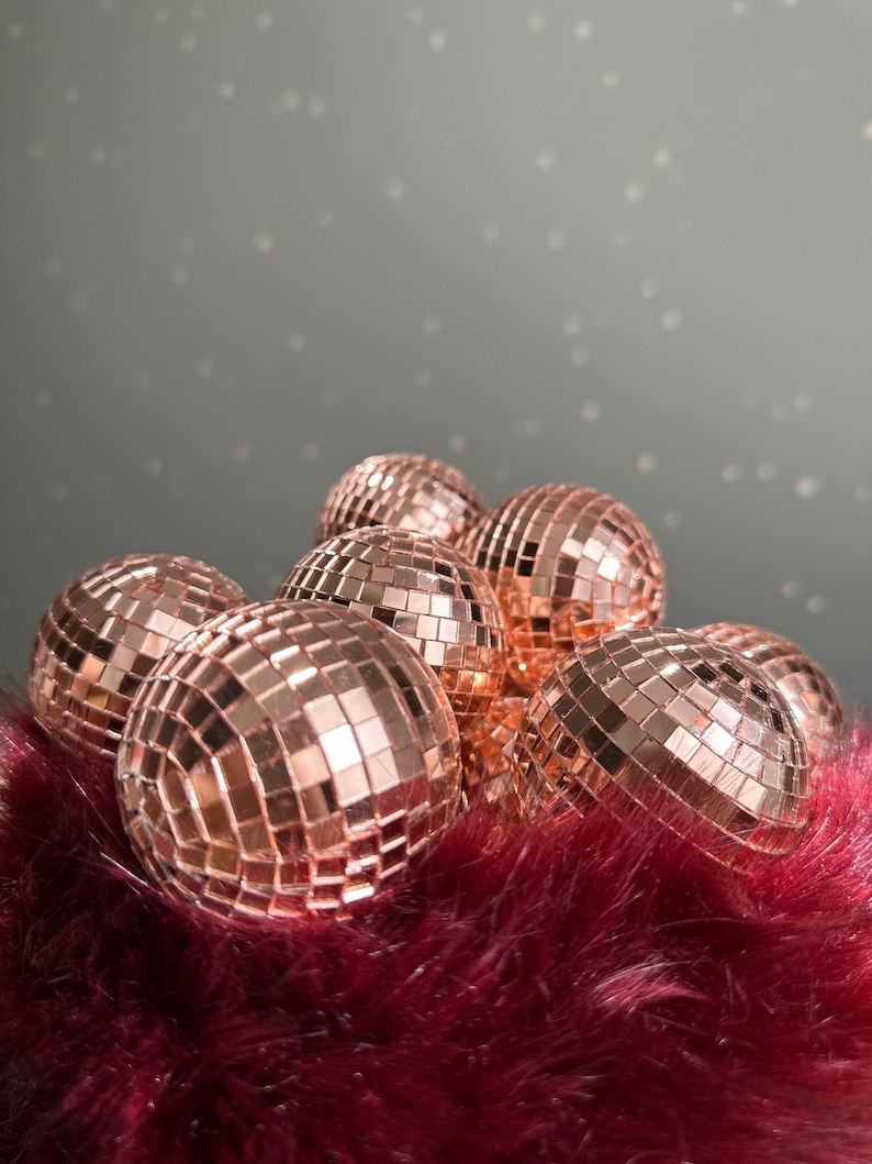 Disco Ball Christmas Tree Ornament 6 Pieces Etsy