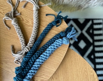 Jouet pour chien en macramé