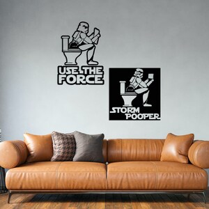 Star Wars, Use The Force svg dxf file wall sticker pdf template cnc cutting router digital vector instant download