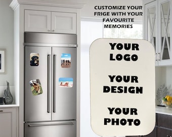 Custom Photo Fridge Magnet: Personalized Keepsake Gift (5.5x7.5cm)