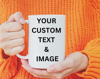 Personalisieren Sie Ihre Tasse mit Text / Logo / Foto Ihrer Liebe