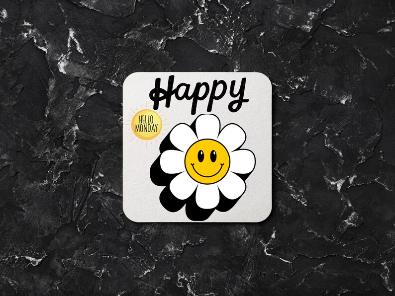 Customise Your Coaster with any picture and text 
Mat Rubber Coaster 
Anti slip bottom 
Soft and durable material