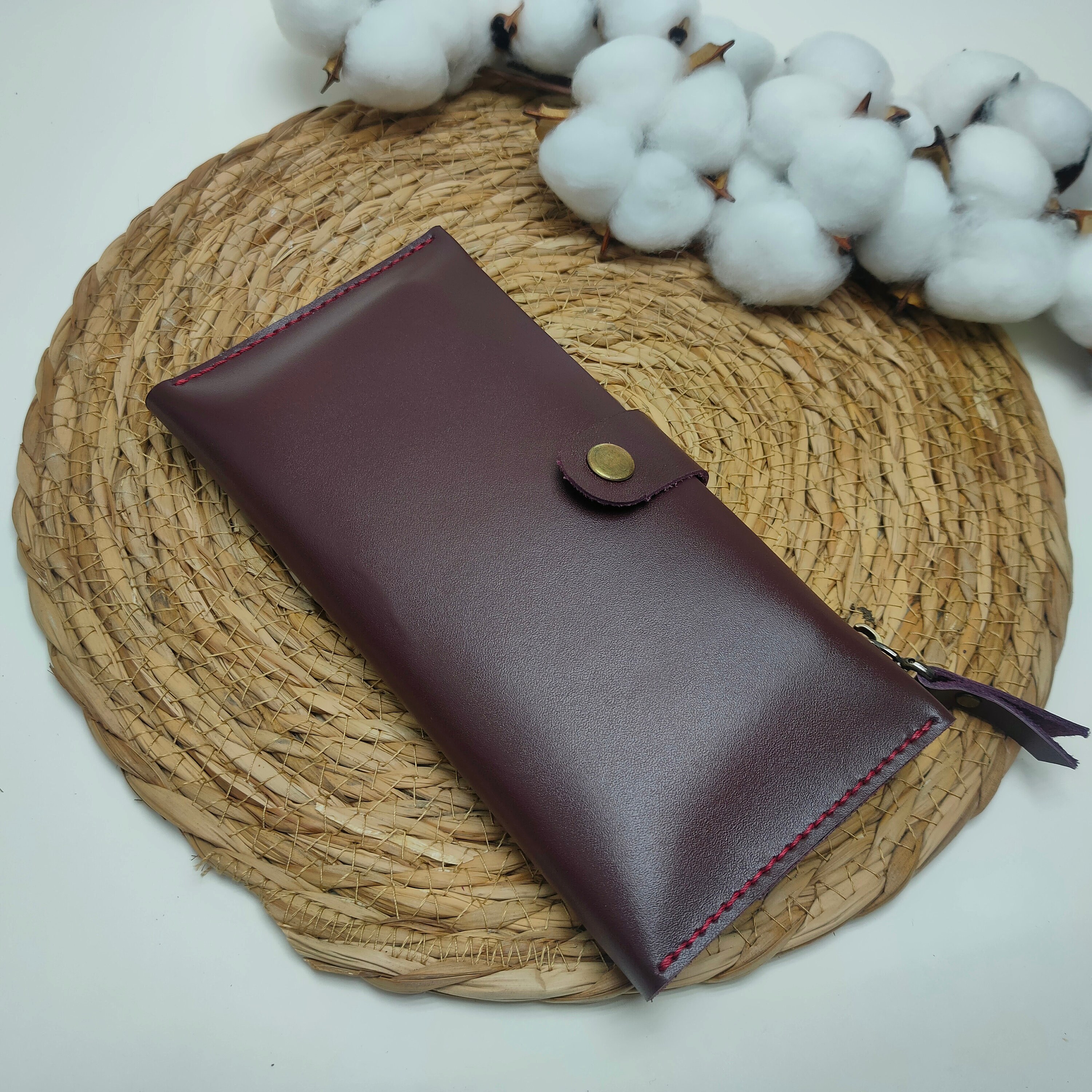 PDF Pattern Download ,long Wallet Pattern, Leather Womens Wallet ...