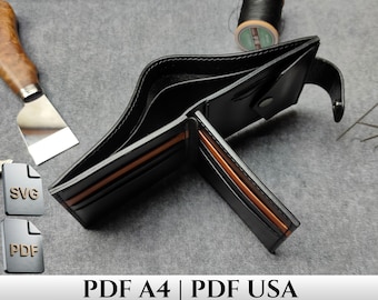 DIY Leather Wallet Making Kit | Handmade Gift for Him | Sew Your Own Mens Wallet