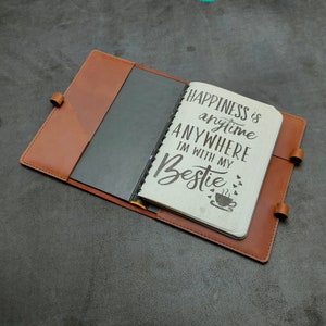 Planner/Diary, Leather cover, A5 sized,Downloadable PDF, pattern, Sewing template, DIY notebook leather, pattern notebook, PDF notebook