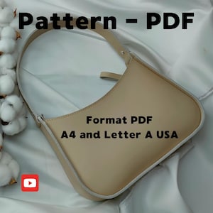 Leder Handmade Pattern: Stilvolle DIY Umhängetasche, einfaches Schnittmuster, Schritt-für-Schritt-Anleitung und Taschenanleitung, Schnittmuster einer Tasche Geldbörse