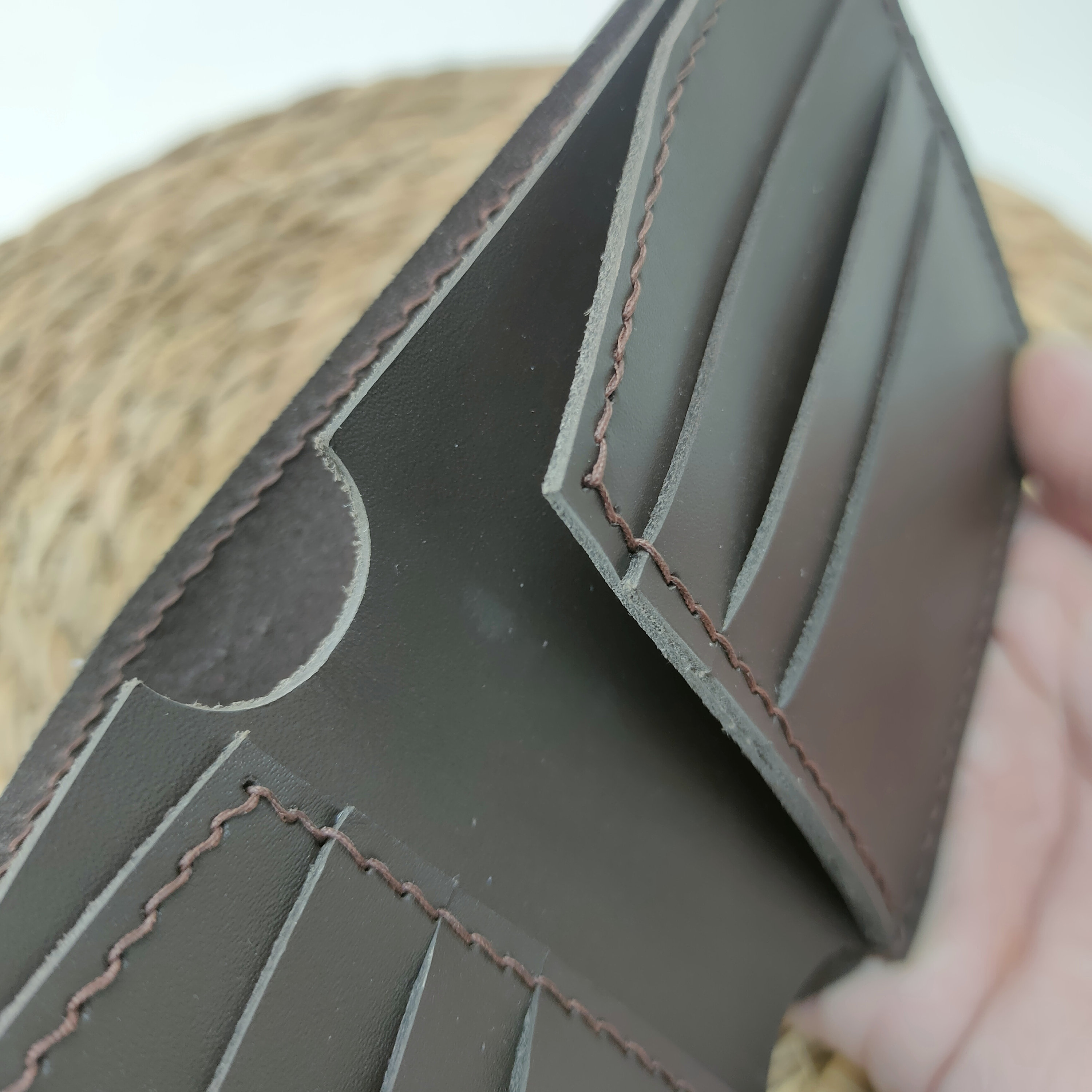 Leather Wallet Pattern PDF, Bifold Wallet Template PDF, Mens Wallet