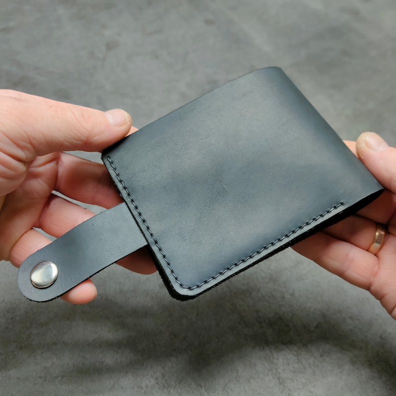 Leather Wallet Pattern PDF, Bifold Wallet Template PDF, Mens Wallet Pattern A4, Leather Bifold