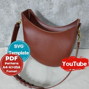 Damen Crossbody Tasche Muster, Schultertasche Muster, Taschenvorlage, digitales Taschenmuster, Frauen Tasche Vorlage, stilvolles Taschenmuster, Taschenvorlage