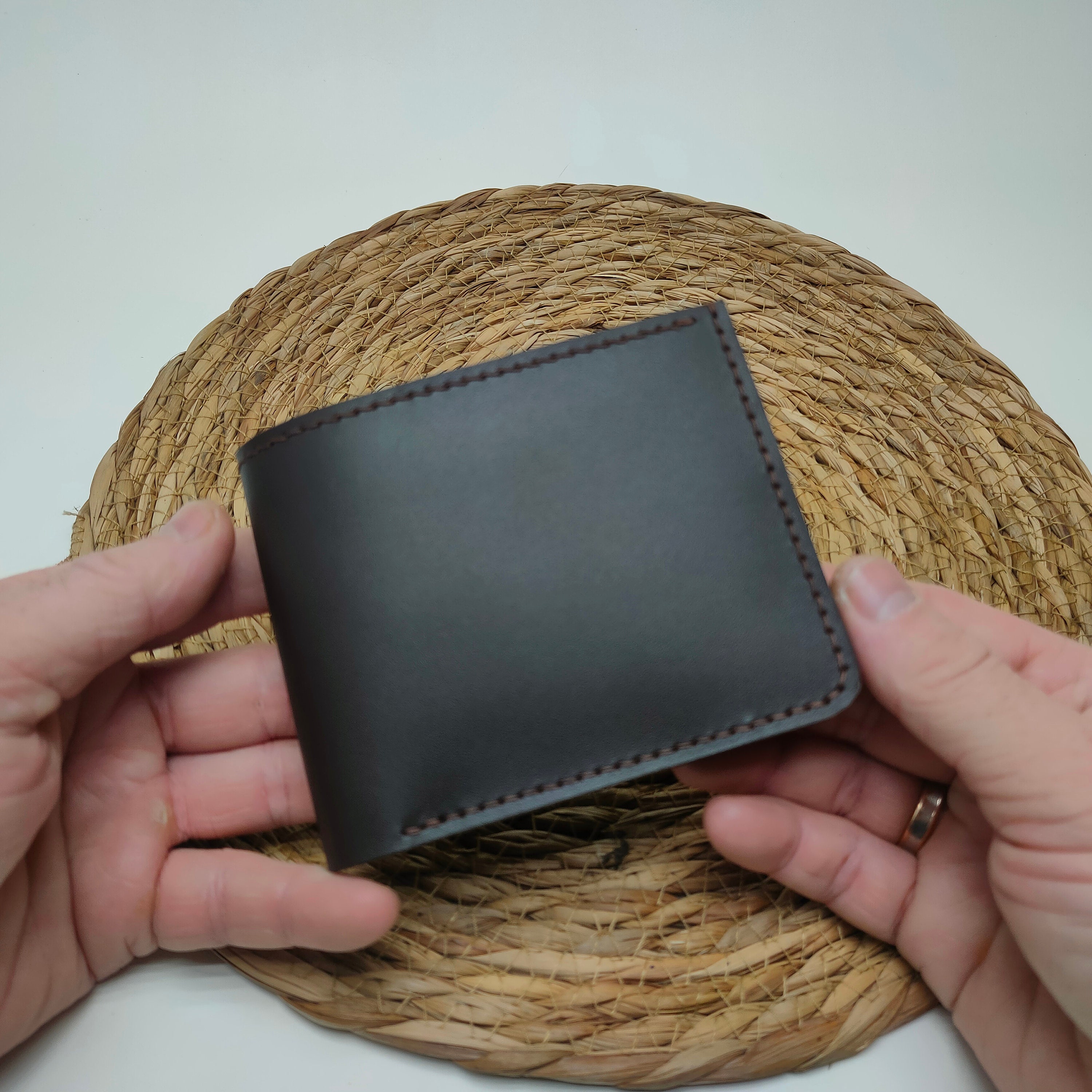 Leather Wallet Pattern PDF, Bifold Wallet Template PDF, Mens Wallet