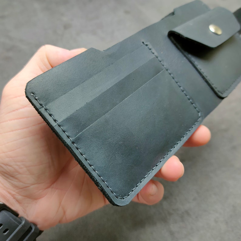 Leather Wallet Pattern PDF, Bifold Wallet Template PDF, Mens Wallet Pattern A4, Leather Bifold