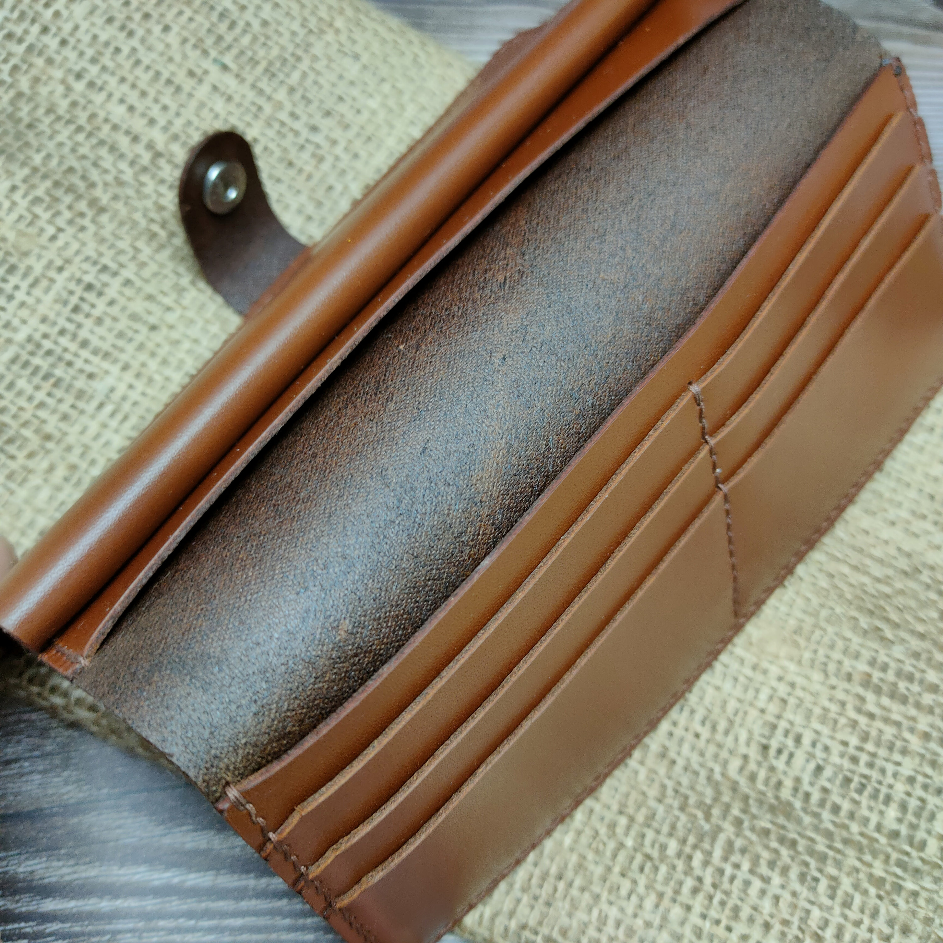 Leather Wallet Pattern PDF, Bifold Wallet Template PDF, Mens Wallet