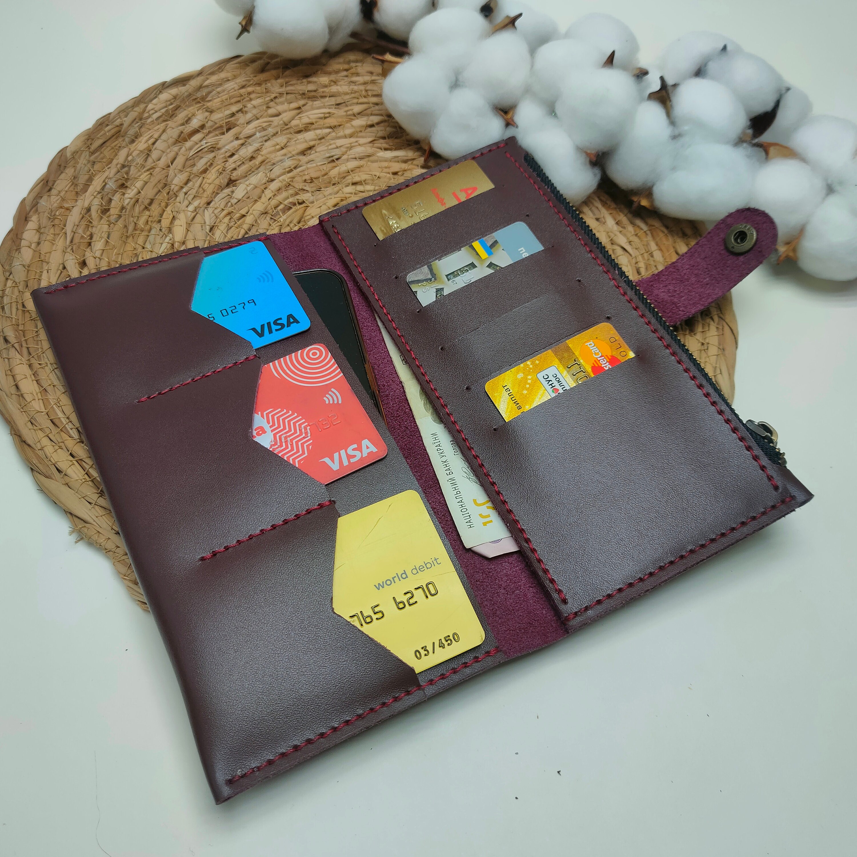 PDF Pattern Download ,long Wallet Pattern, Leather Womens Wallet ...