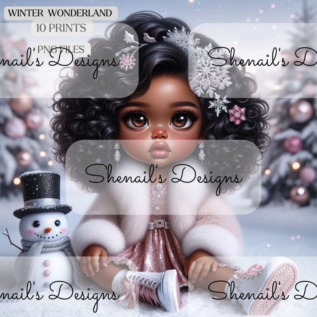 Winter Wonderland Toddler Art: Holiday PNG Download - Etsy Israel