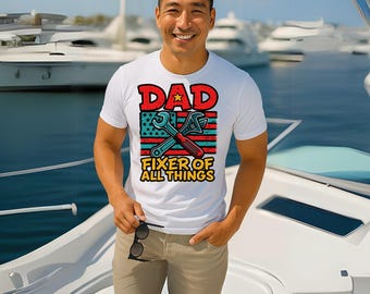 Dad Fixer PNG: Father's Day Sublimation Design (Digital Download