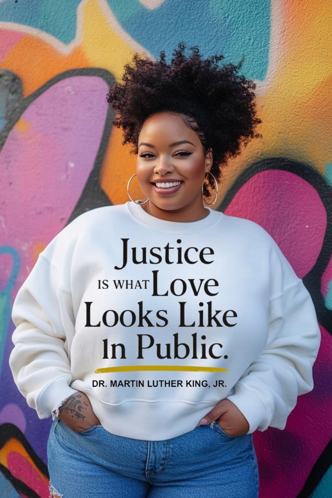 Justice is What Love Looks Like PNG | Dr. Martin Luther King Jr Quote ...