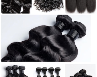 Jet Black Hair Extension Stock Photos: Salon & Beauty Marketing (Digital Download)