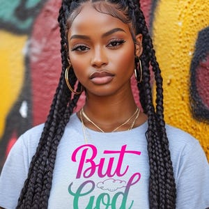 But God Christian PNG | Digital Faith Shirt Design | Inspirational Scripture Tee | Instant Download
