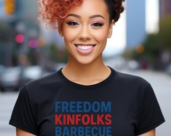 Fourth of July PNG: Patriotic Word Art - Sublimation Design (Digital Download