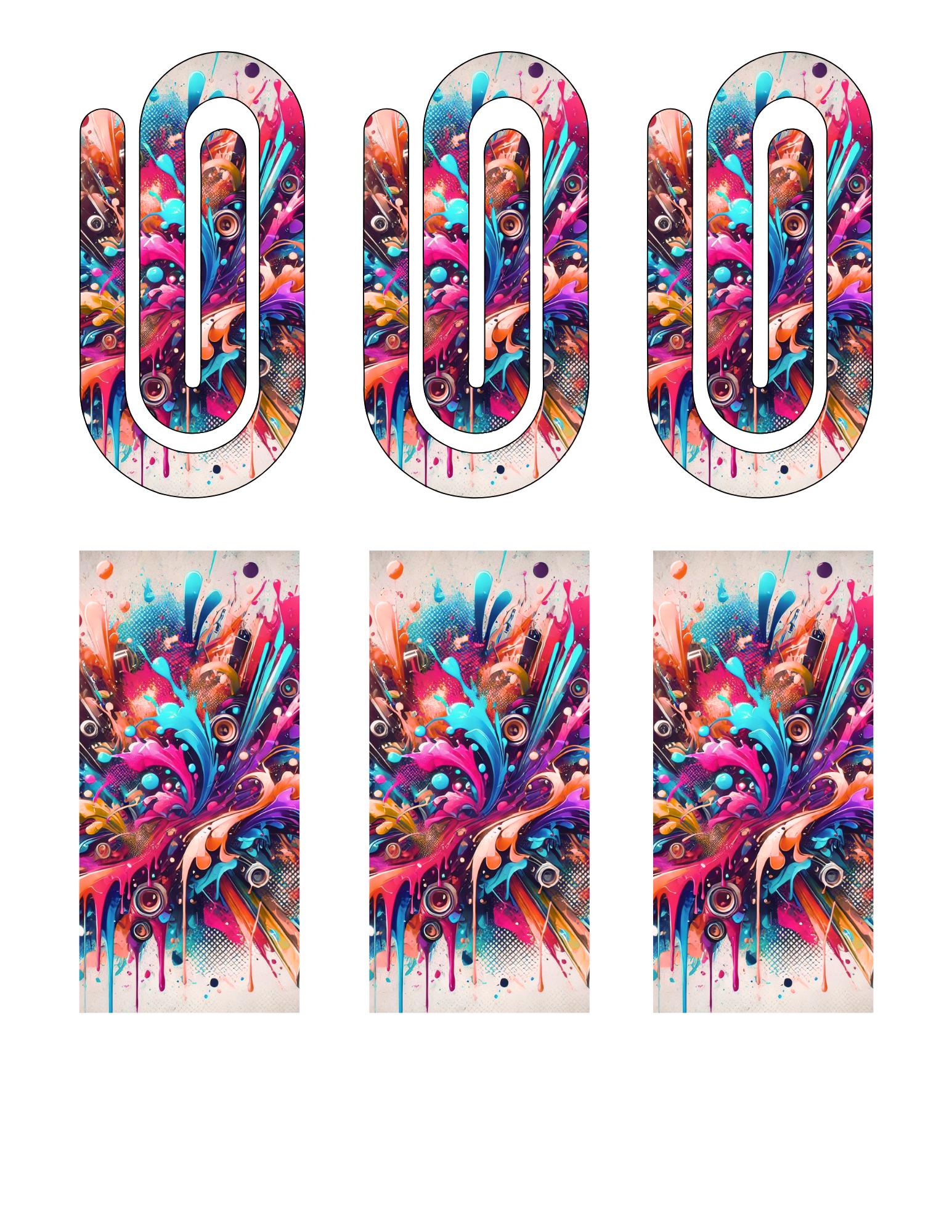 Sublimation Jumbo Paperclip Designs – Animal Theme, Teacher Planner ...