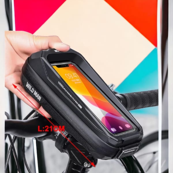 Top Tube Bag Phone Holder Etsy