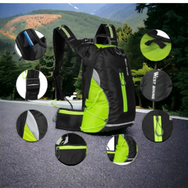 BIKING 16L Cycling Backpack Portable Breathable Ultralight Bicycle Bag Outdoor Sport Climbing Travel Hiking Hydration Bag