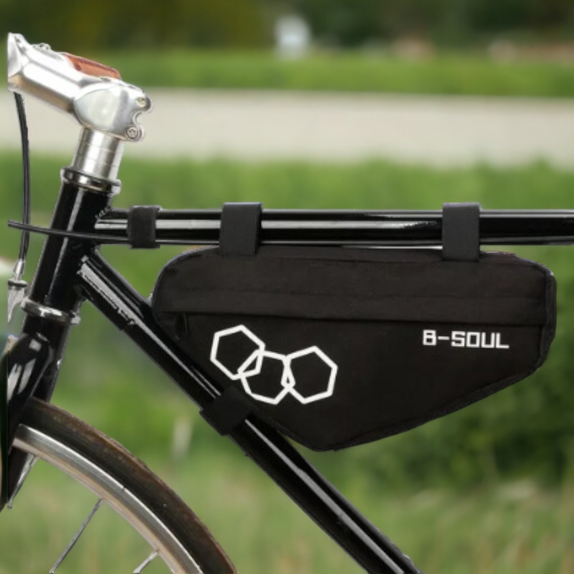 Frame Bag Bike Packing Bicycle Frame Front Top Tube Bag Triangle Pouch ...