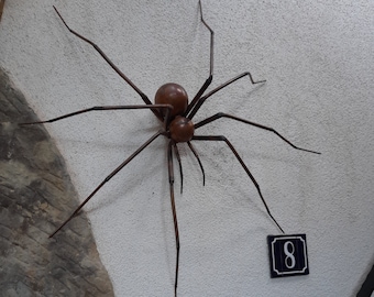 Spinne, Kupferspinne, Spinne aus Kupfer