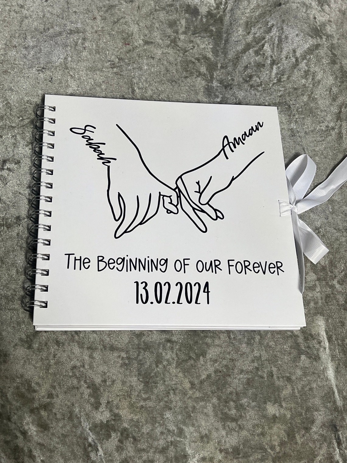 Personalised Couple Memory Book/ Scrapbook/photobook - Etsy UK