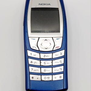 Nokia 6610 phone, vintage mobile phone, old Nokia mobile phone 2002, unlocked phone,