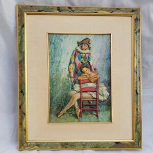 Overlapping sheet painting, relief painting, vintage decoration, manual crafts, handmade, handmade craft, vintage crafts
