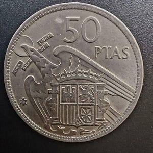 1957 50 Pesetas - Etsy