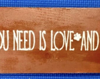 All You Need Is Love Dog 12.5*3.5 in.