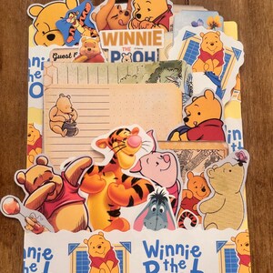 Winnie the Pooh Ephemera Set: 50-Piece Junk Journal Kit
