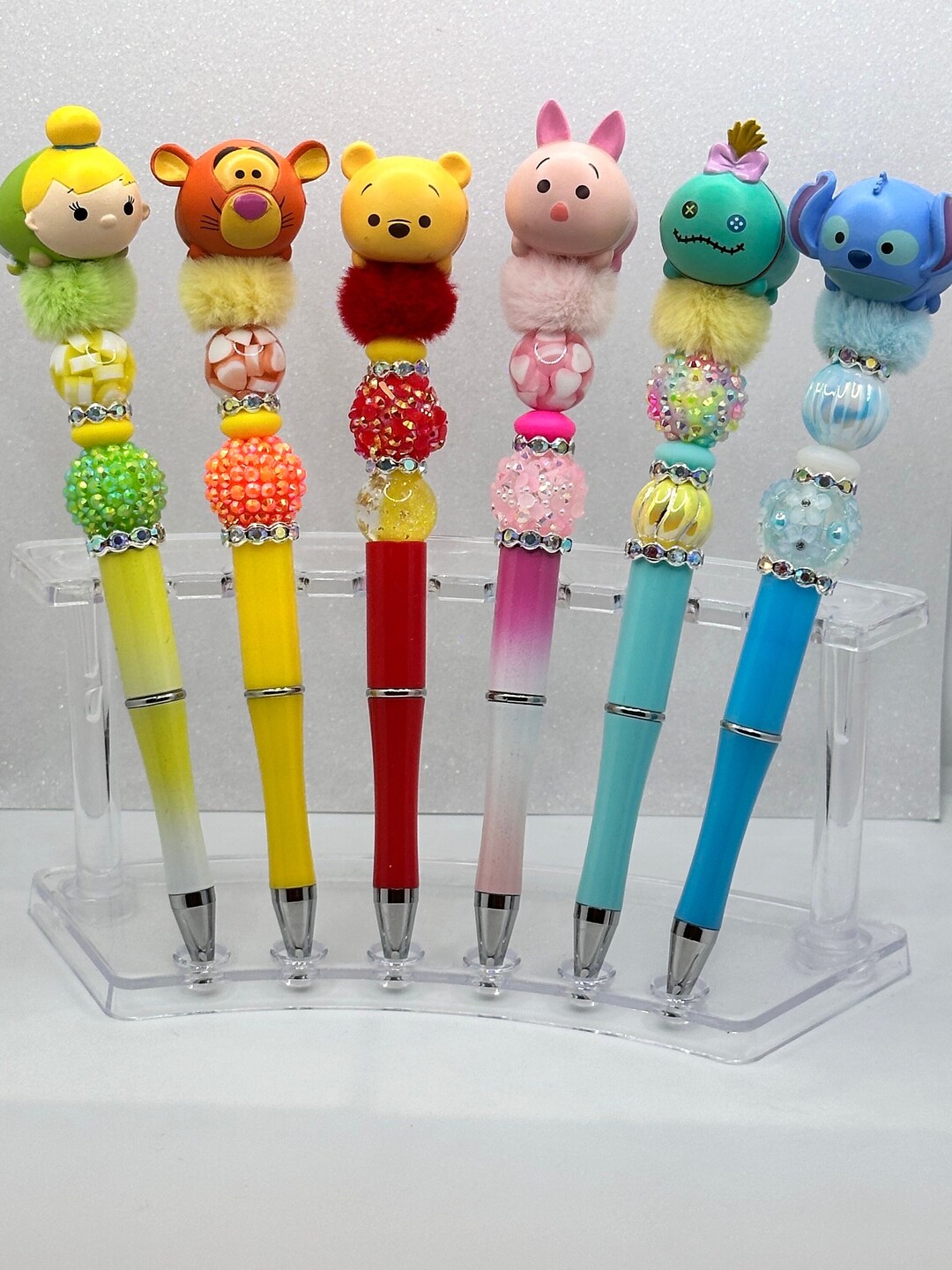 Character Beaded Pen: Handmade Rhinestone Pens for Gifting - Etsy