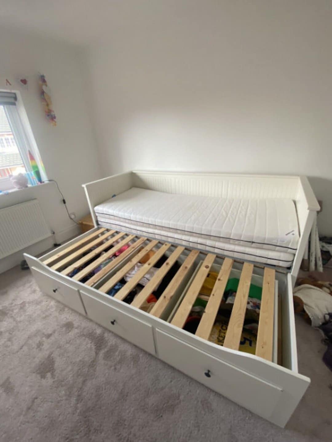 Day Bed Pull Out Trundle Optional 2 Mattresses Good Etsy