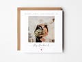 Personalised First Wedding Anniversary Photo Card For Husband To Hubby | Our 1st One Year Anniversary Card | Happy Anniversary Picture Card