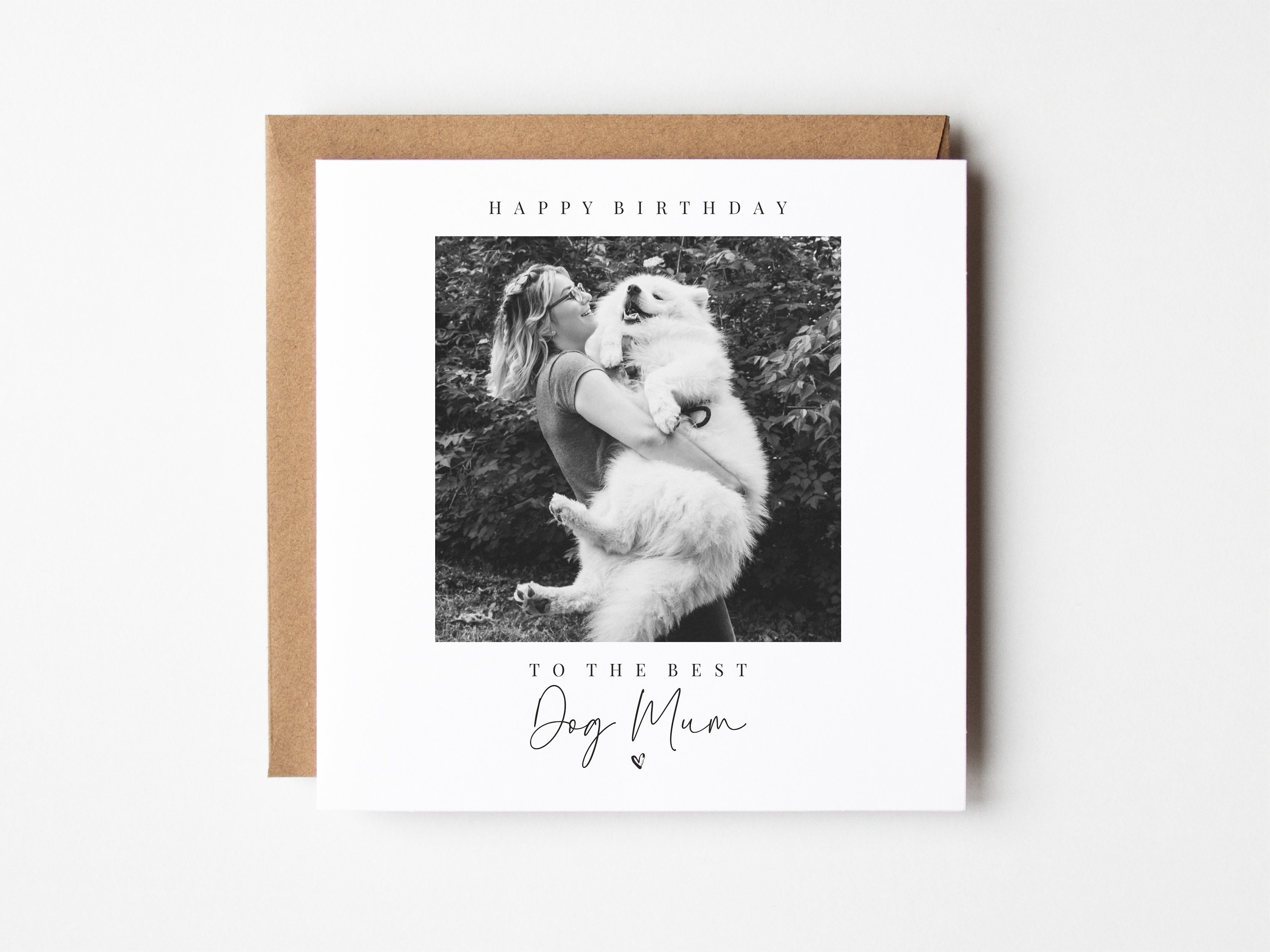 Personalised Dog Mum Birthday Photo Card | Dog Parent Mummy | Happy ...