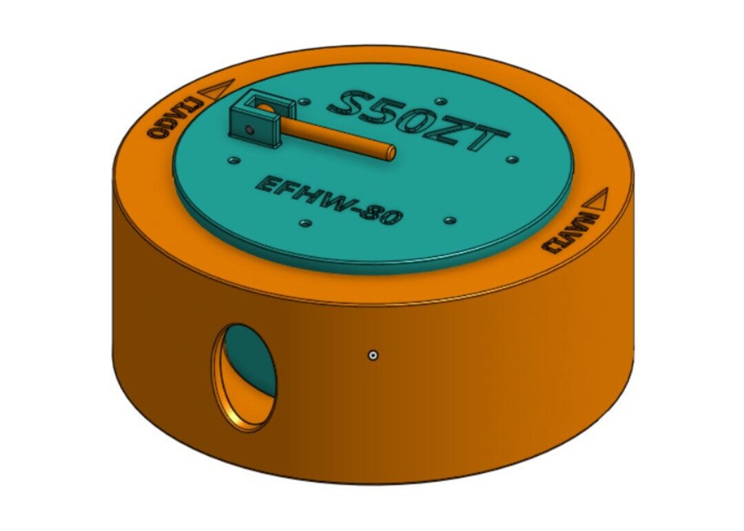 Endfed Half Wave 80m Rolling Antenna Housing by S50ZT Etsy