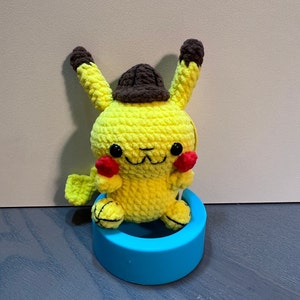 Handmade Crocheted Jolly Pikachu Doll 2 -  Adorable, Soft, and Perfect for All Ages