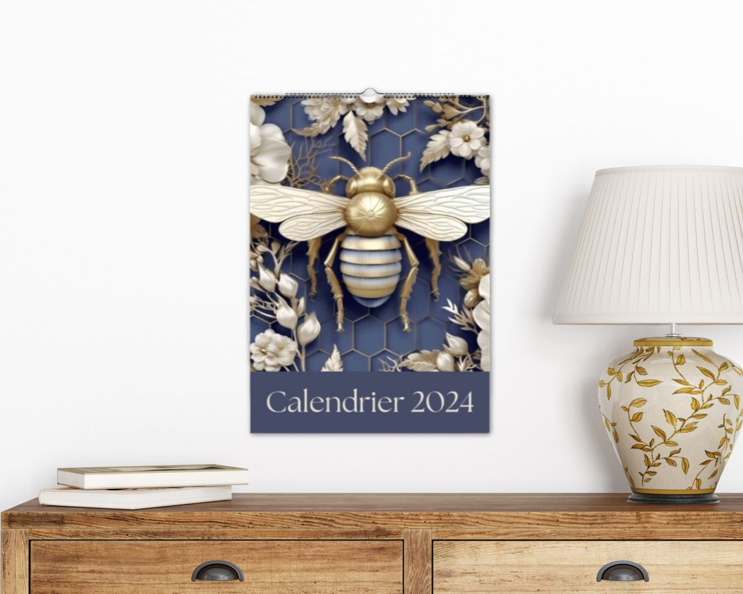 2024 Wall Calendar, 2024 Wall Calendar Art, Wall Calendar 2024