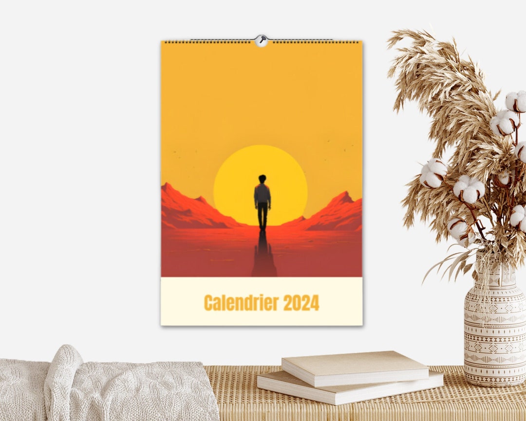 2024 Wall Calendar, 2024 Wall Calendar Art, Wall Calendar 2024