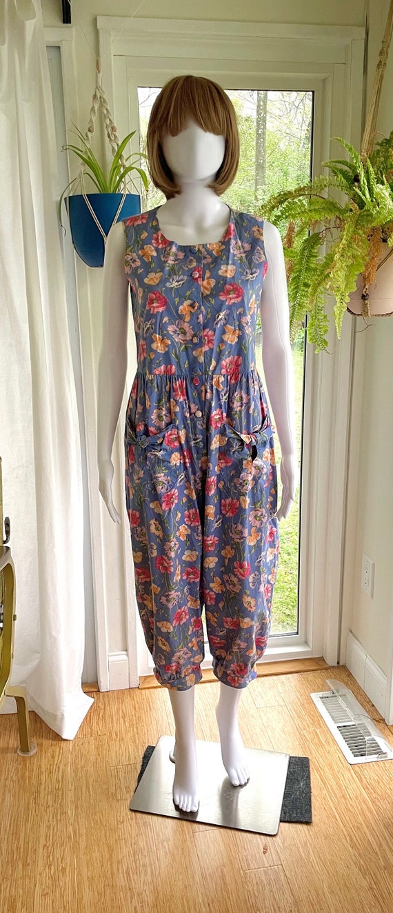 Vintage Laura Ashley Floral Jumpsuit