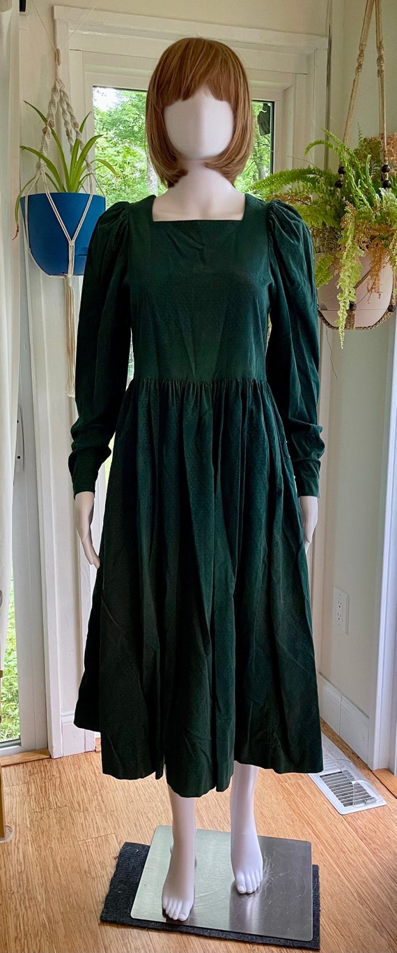 Vintage Laura Ashley Corduroy Dress US 8