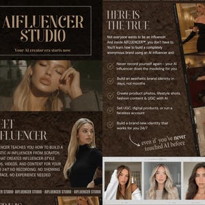 ai course, faceless ai, ai influencer, how to make money, make money online, membership, passive income, affiliate marketing, online marketing, influencer, influencer marketing, instagram influencer, content creator, best seller, digital course, ugc content