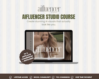 Aifluencer Studio Digital Marketing Course,  AI Content for Influencers & Creators, Faceless UGC, AI Visual Branding Guide, Faceless Reels