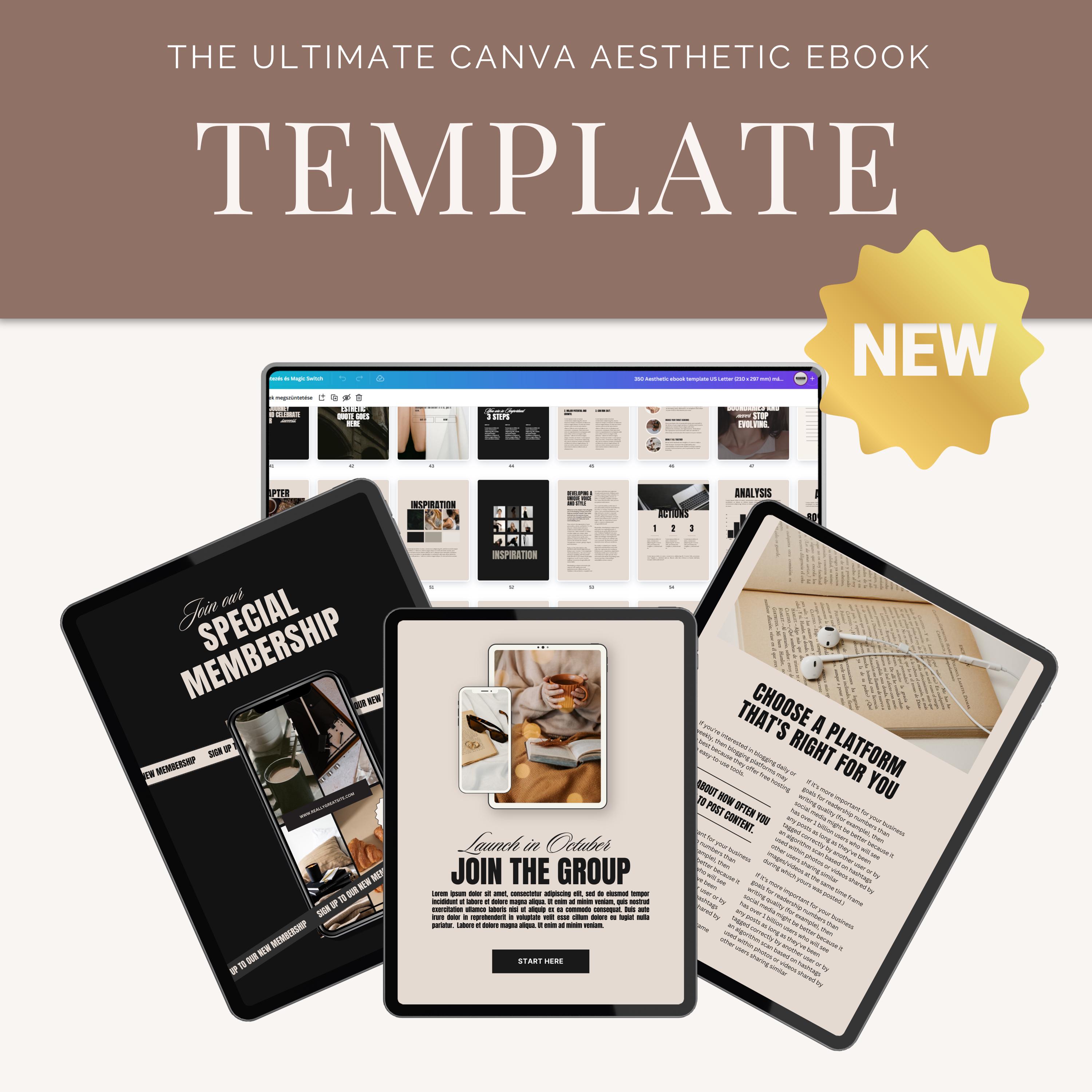 85 Page Done-for-you Ebook Canva Template With PLR | Editable Ebook ...