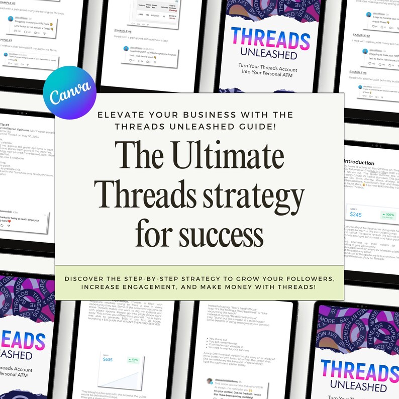 Threads marketing guide How to make money on Threads  Grow your business on Threads Increase followers on Threads Social media marketing for business | Digital marketing for entrepreneurs Threads strategy for success  Make money online with Threads
